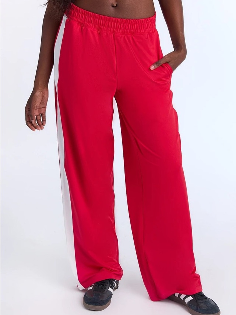 Bluenotes Women’s Tricot Wide Leg Track Pants